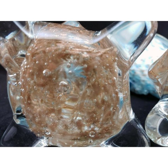 Set of 2 Handblown Murano Pea Hens Birds - Picture 11 of 11